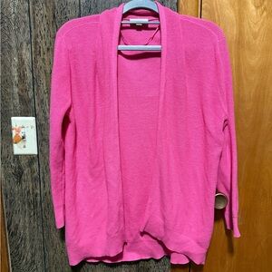 LOFT Vibrant Pink Cardigan
